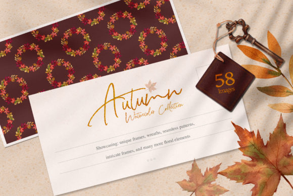 Autumn is Calling Watercolor Set and Illustrations