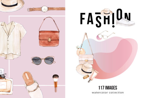 Fashion Collection Watercolor Illustrations