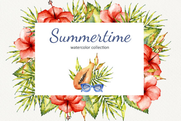 Summertime Watercolor Set