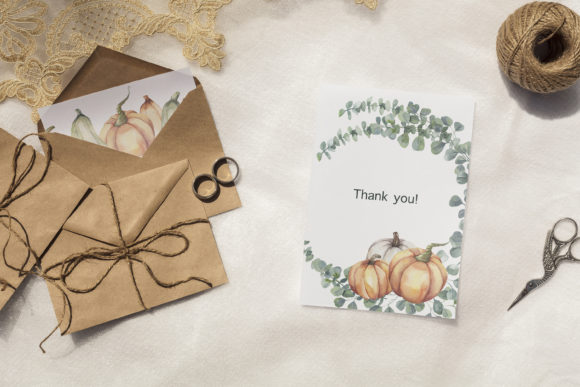Watercolor Fall Wreaths Illustrations