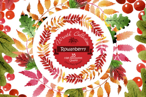 Wreath Collection Watercolor Set Illustrations